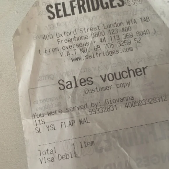 YSL Saint Laurent Monogram Cassandre WOC Mono Grain De Poudre Burgundy - Picture 13 of 13